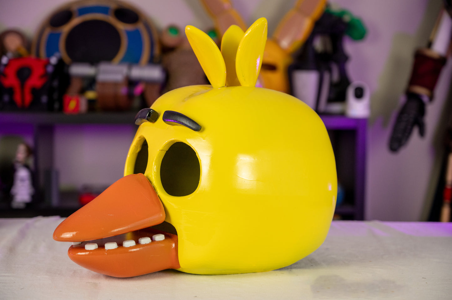 Chica Five Nights At Freddys Helmet Cosplay Prop