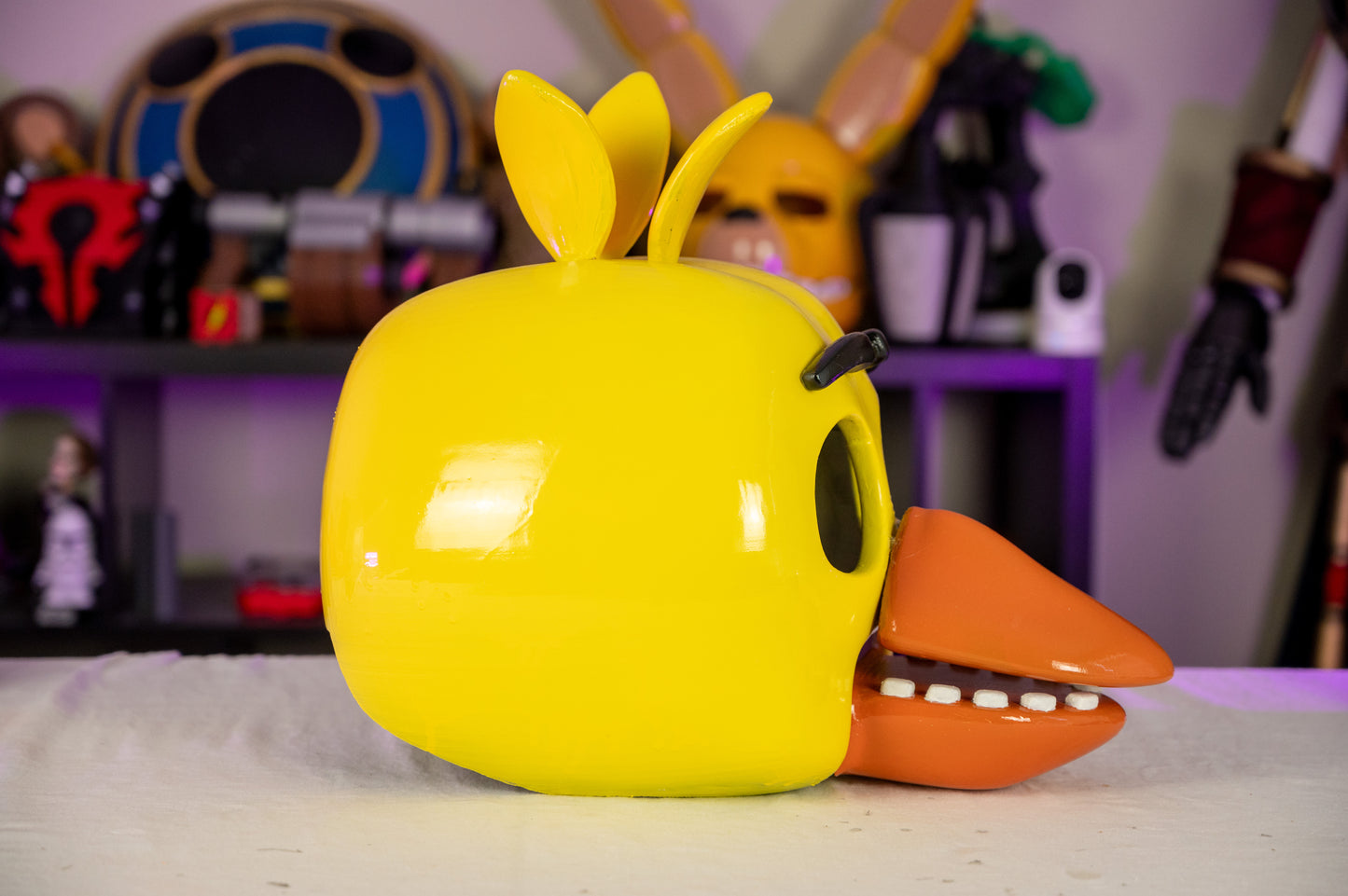 Chica Five Nights At Freddys Helmet Cosplay Prop