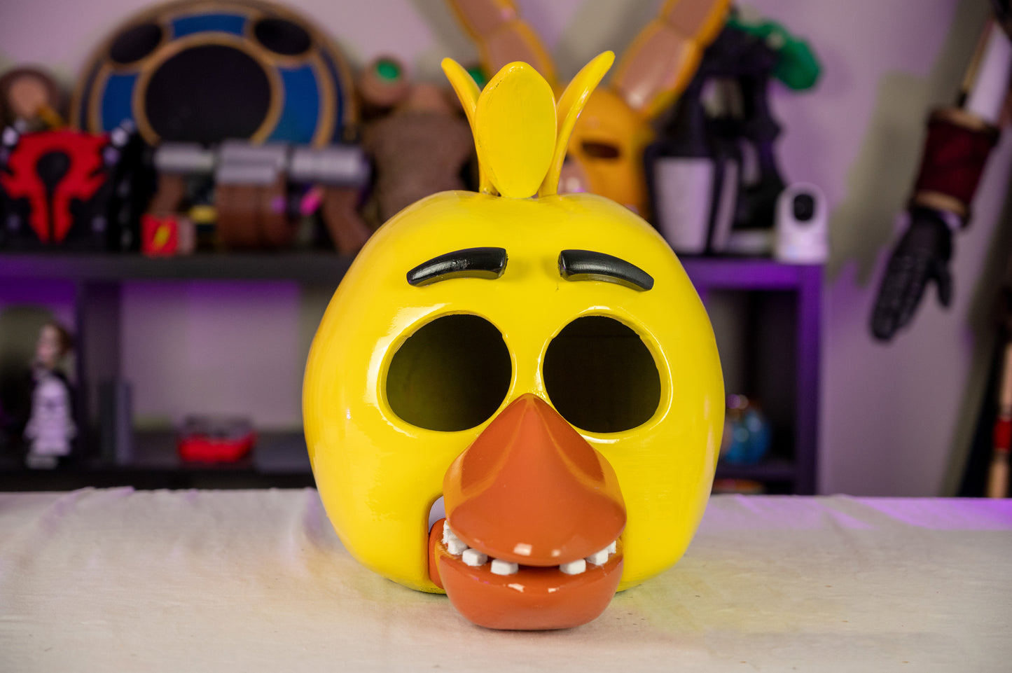 Chica Five Nights At Freddys Helmet Cosplay Prop