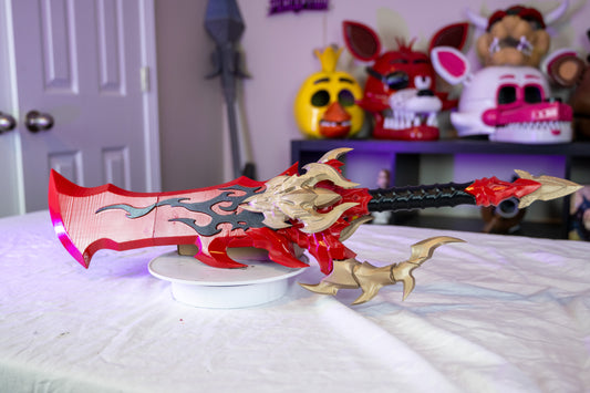 3D Printed Demon King Daggers – Solo Leveling Anime Cosplay Weapons – Dual Blade Prop Set – Lightweight & Durable