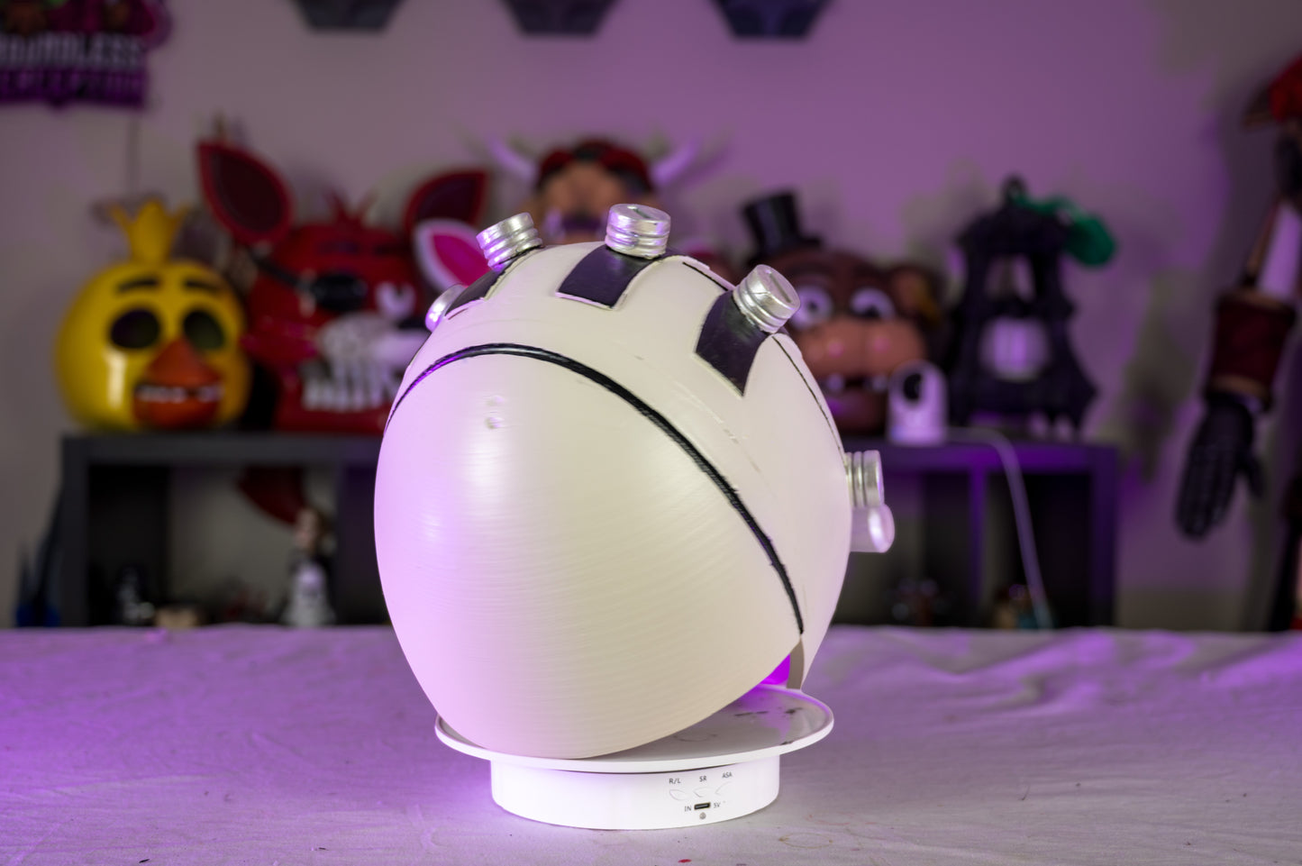 3D Printed Gachiakuta Enjin Helmet • Anime Cosplay Helmet • Wearable Enjin Mask