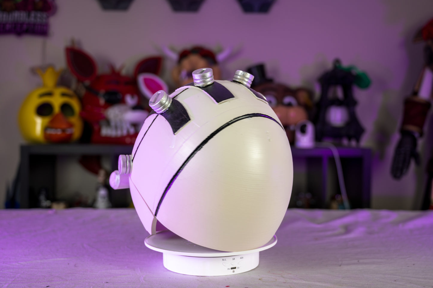 3D Printed Gachiakuta Enjin Helmet • Anime Cosplay Helmet • Wearable Enjin Mask