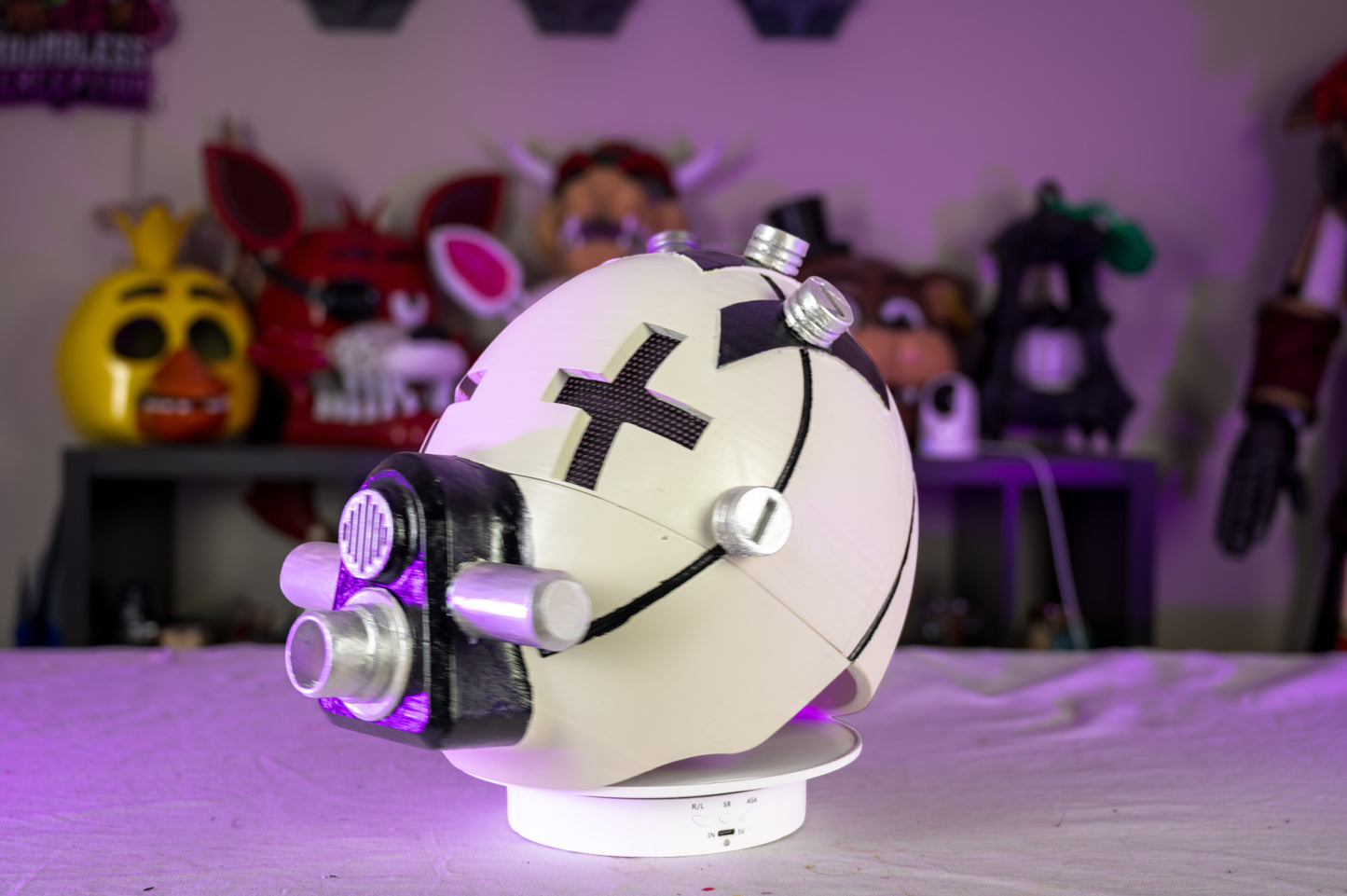 3D Printed Gachiakuta Enjin Helmet • Anime Cosplay Helmet • Wearable Enjin Mask