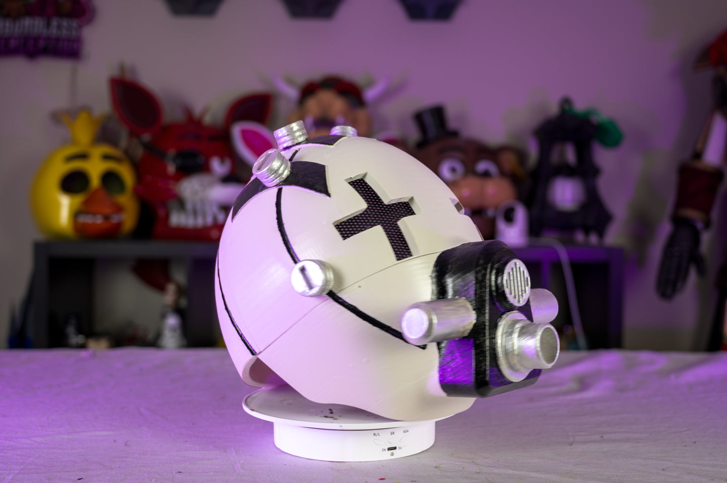 3D Printed Gachiakuta Enjin Helmet • Anime Cosplay Helmet • Wearable Enjin Mask