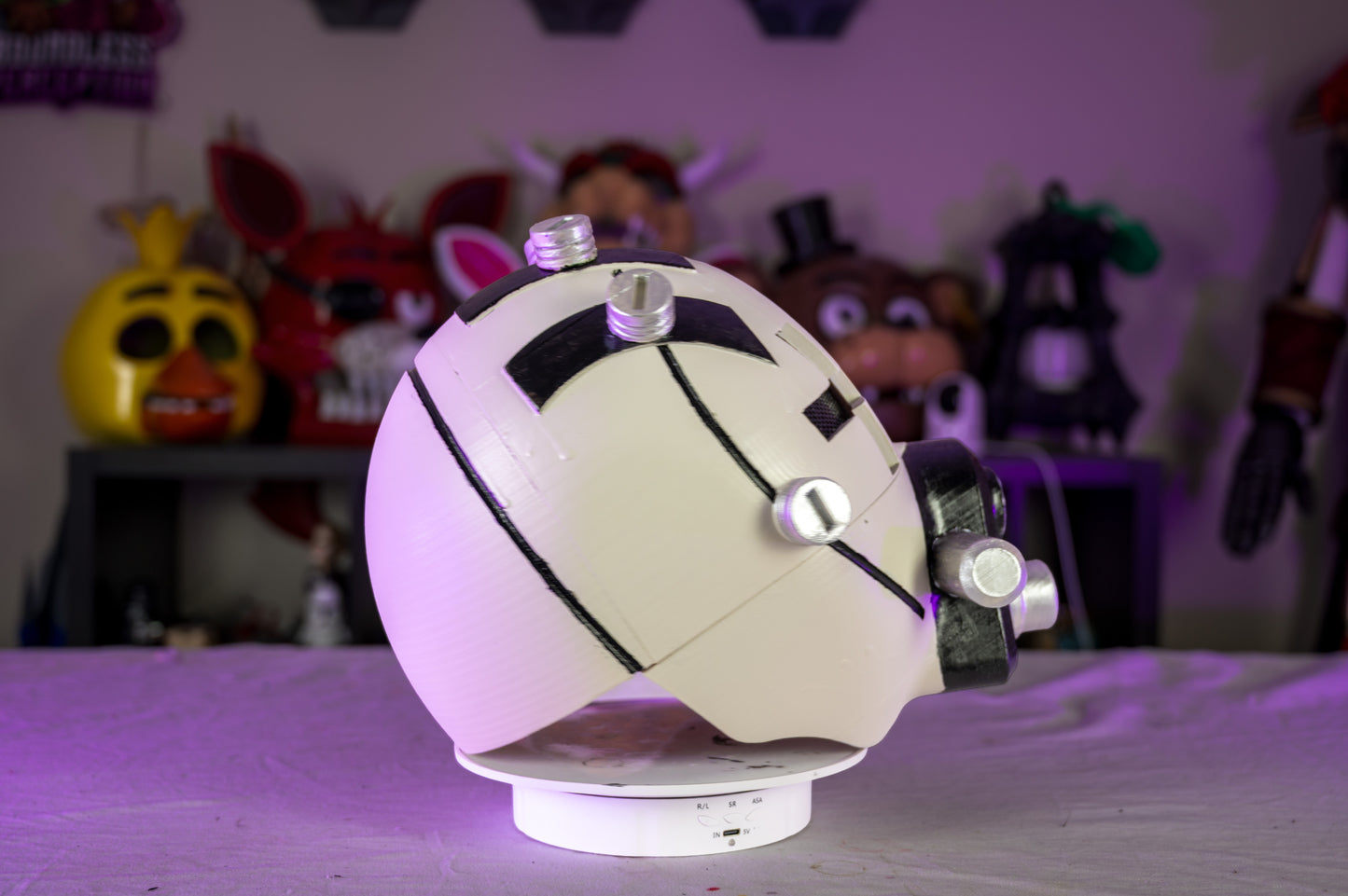 3D Printed Gachiakuta Enjin Helmet • Anime Cosplay Helmet • Wearable Enjin Mask