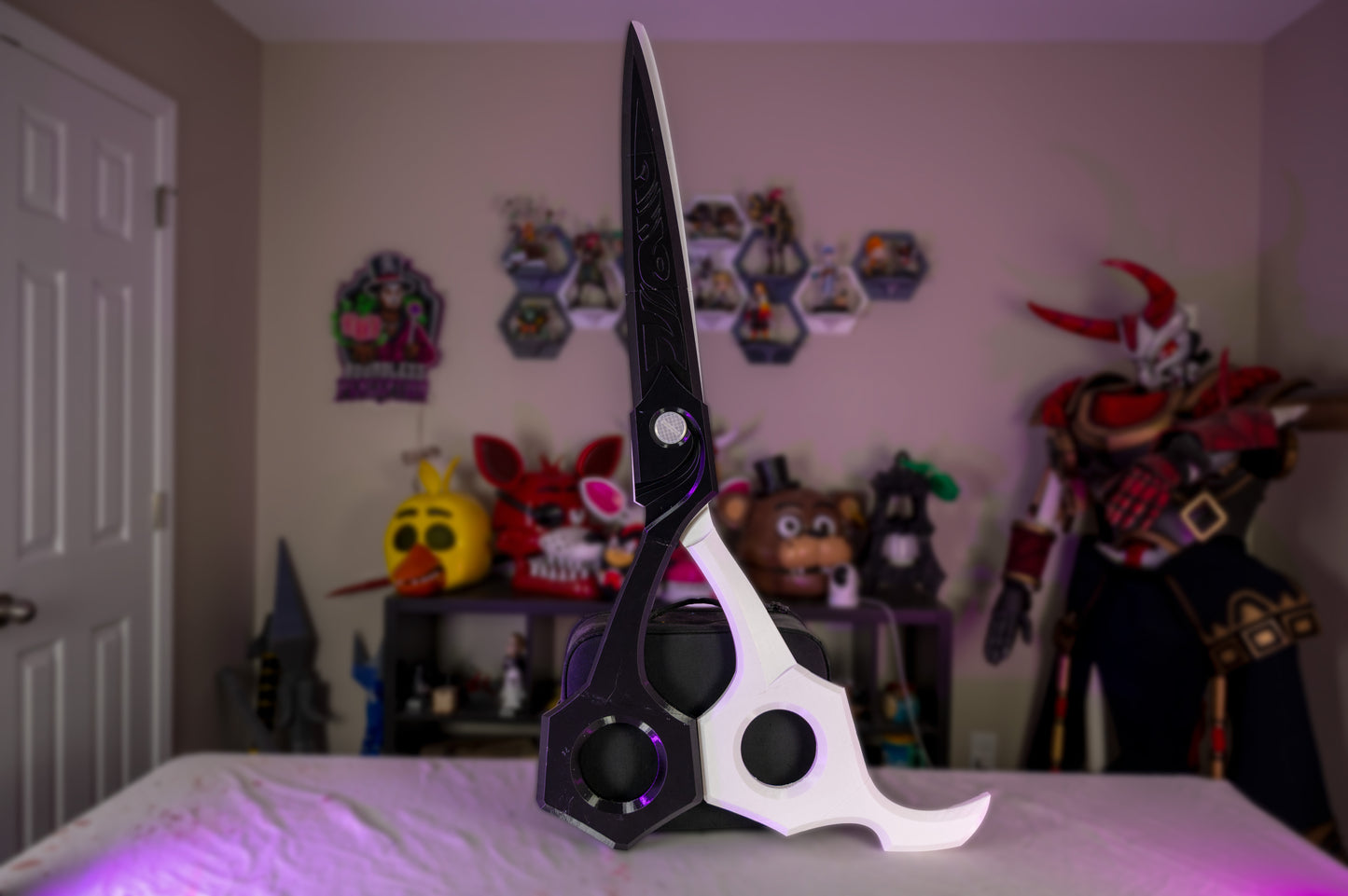 🩸 Riyo’s The Ripper Scissors ✂️ | Gachiakuta Weapon Replica | Massive 49” x 25” 3D Printed Cosplay Prop | Dark Anime Display Piece 🔥