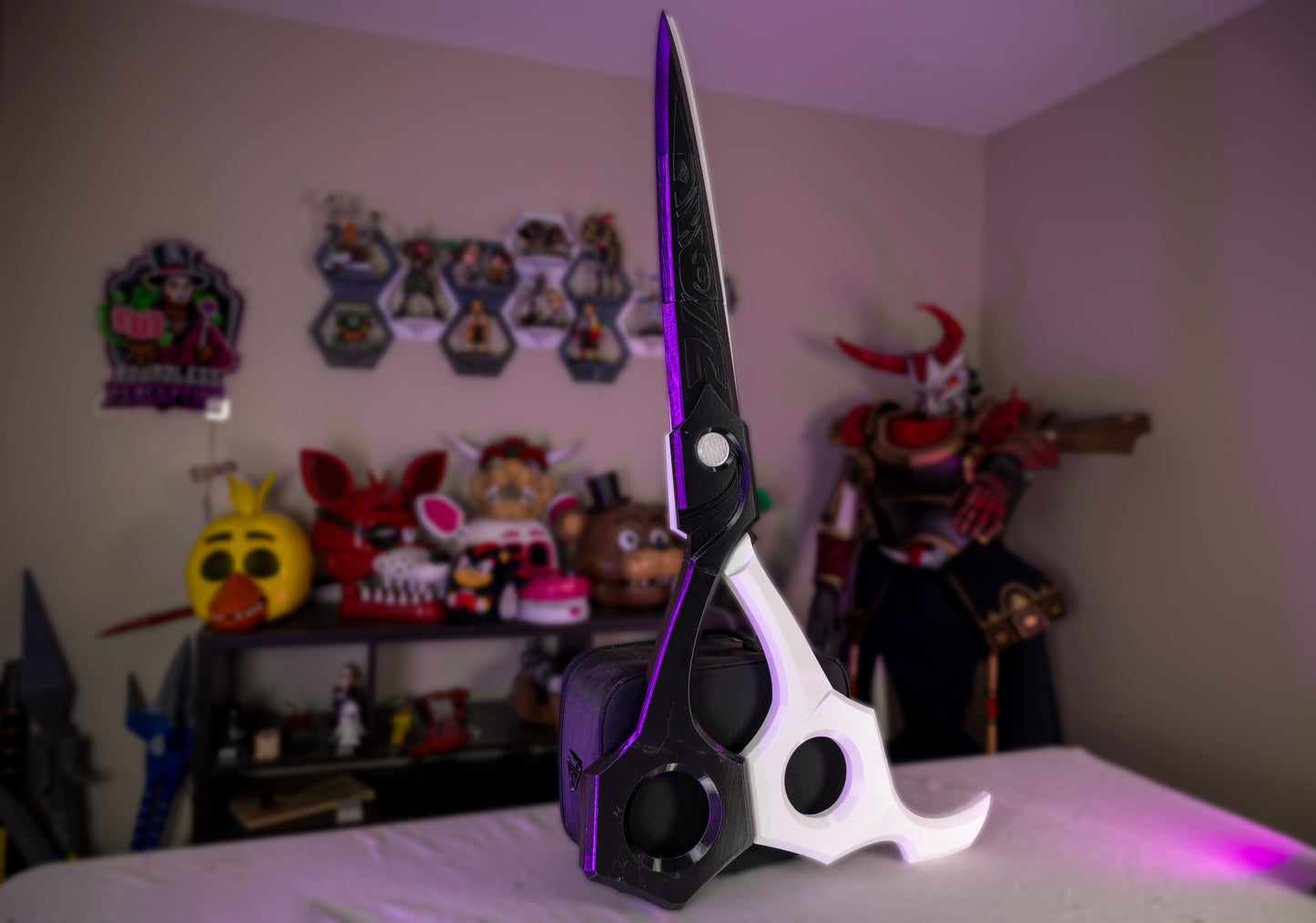 🩸 Riyo’s The Ripper Scissors ✂️ | Gachiakuta Weapon Replica | Massive 49” x 25” 3D Printed Cosplay Prop | Dark Anime Display Piece 🔥