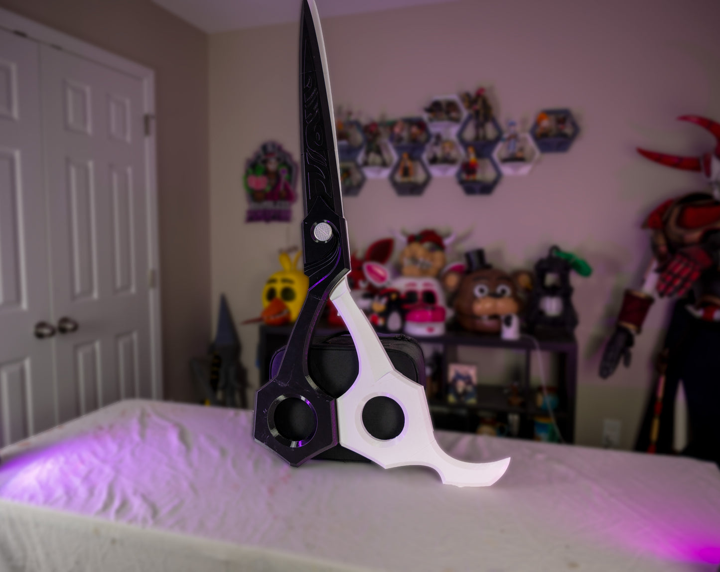 🩸 Riyo’s The Ripper Scissors ✂️ | Gachiakuta Weapon Replica | Massive 49” x 25” 3D Printed Cosplay Prop | Dark Anime Display Piece 🔥
