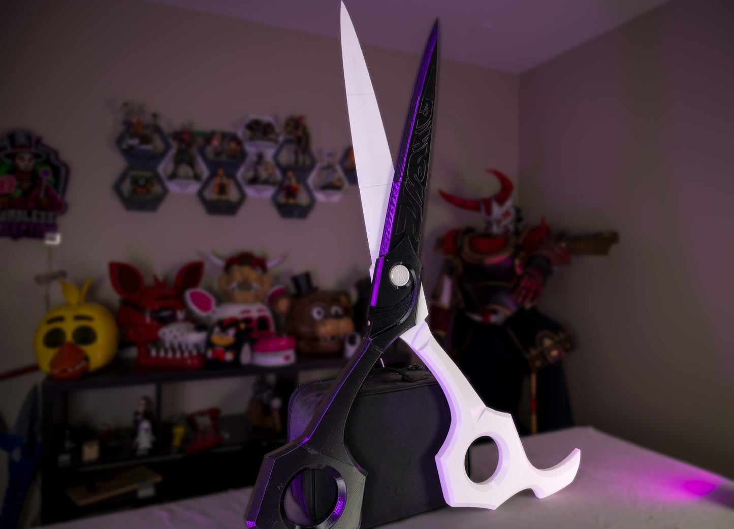 🩸 Riyo’s The Ripper Scissors ✂️ | Gachiakuta Weapon Replica | Massive 49” x 25” 3D Printed Cosplay Prop | Dark Anime Display Piece 🔥
