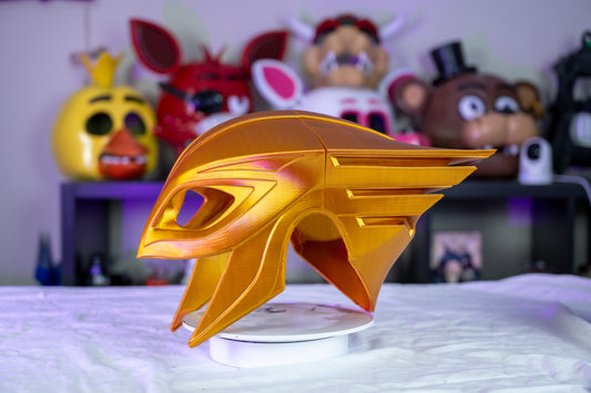 3D Printed Hawkgirl Cosplay Mask – DC Comics Helmet Prop – Fits 24-25” Head – Un