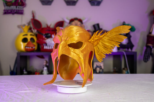 3D Printed Hawk Man Warrior Cosplay Helmet • Winged Armor Headpiece • Fantasy Costume Prop for Comic & LARP