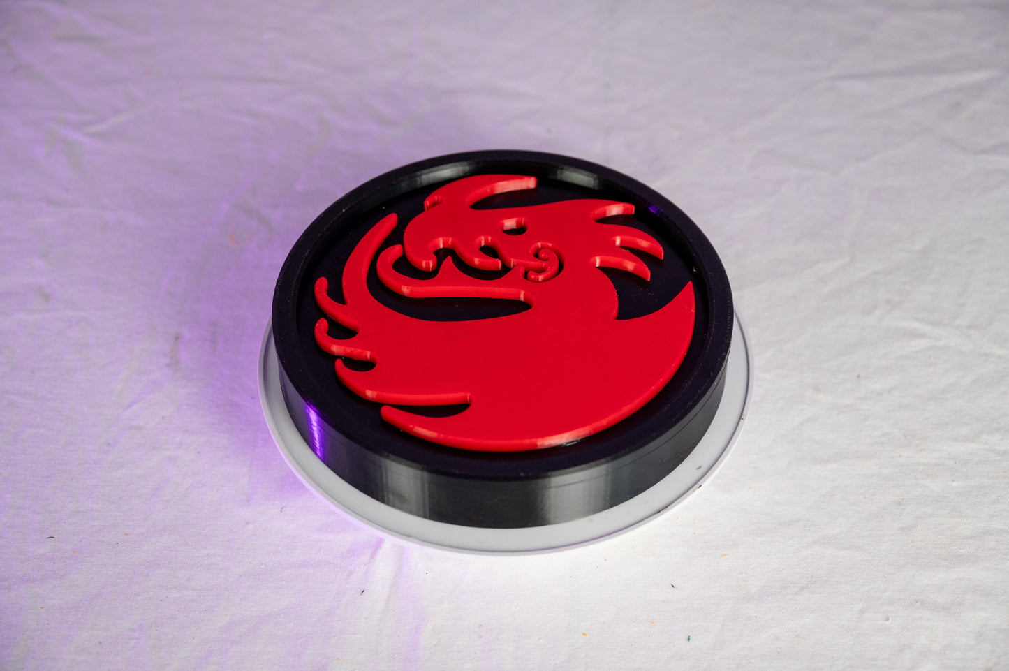 3D Printed Hiccup Dragon Emblem 🐉 How to Train Your Dragon Logo | Viking Shield Symbol Wall Decor | Fantasy Cosplay Prop Display Piece