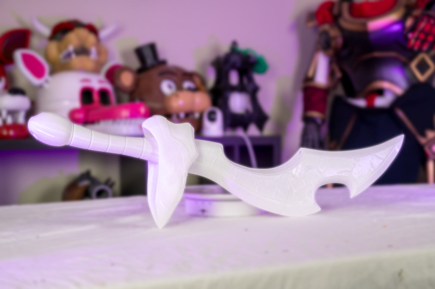 3D Printed Marsh Daggers from Fantasy VR Anime Series 🗡️🎮 • Cosplay Weapon Prop ✨ • Gamer Daggers for Costume or Display 🎭 • Unpainted Kit or Finished 🎨