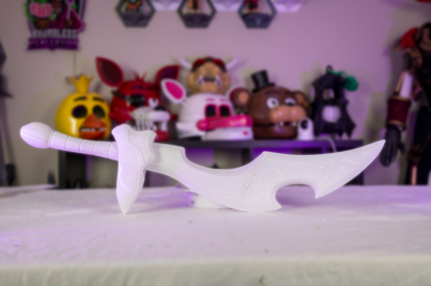 3D Printed Marsh Daggers from Fantasy VR Anime Series 🗡️🎮 • Cosplay Weapon Prop ✨ • Gamer Daggers for Costume or Display 🎭 • Unpainted Kit or Finished 🎨