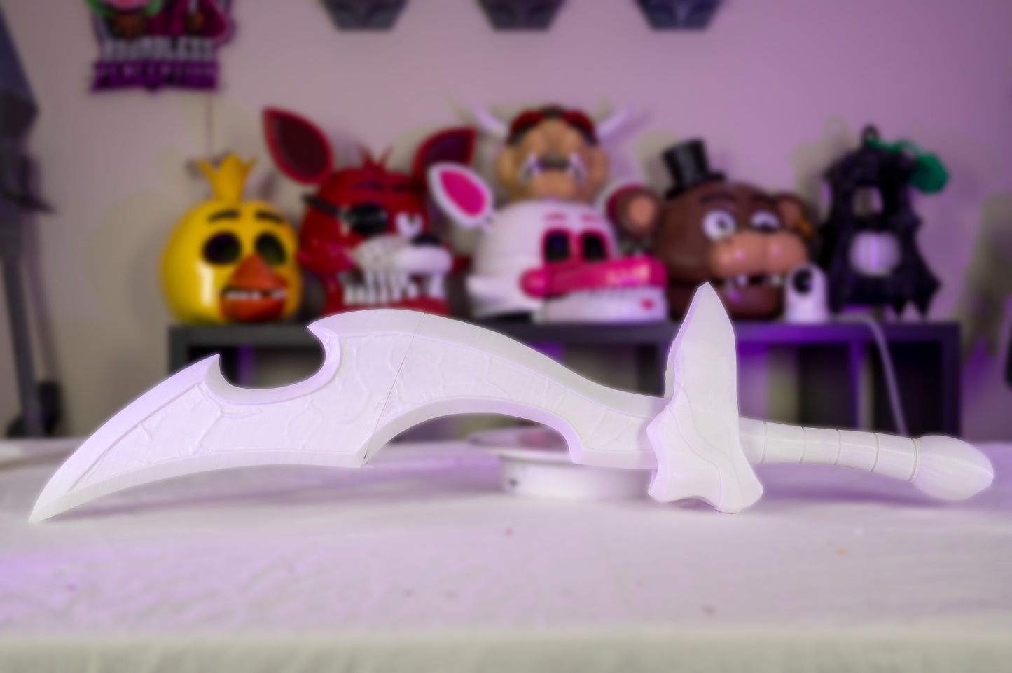 3D Printed Marsh Daggers from Fantasy VR Anime Series 🗡️🎮 • Cosplay Weapon Prop ✨ • Gamer Daggers for Costume or Display 🎭 • Unpainted Kit or Finished 🎨