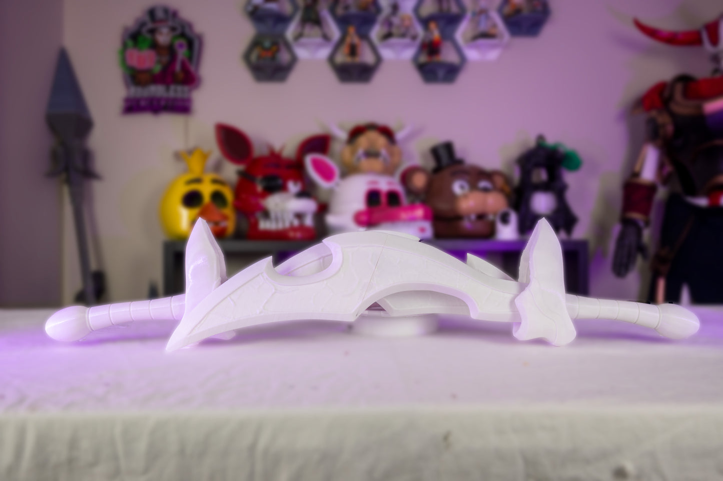 3D Printed Marsh Daggers from Fantasy VR Anime Series 🗡️🎮 • Cosplay Weapon Prop ✨ • Gamer Daggers for Costume or Display 🎭 • Unpainted Kit or Finished 🎨