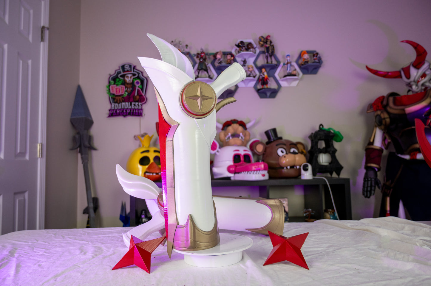 Miss Fortune Gun Prop – 3D Printed League of Legends Cosplay Weapon | 24 Inch LoL Pistol Replica