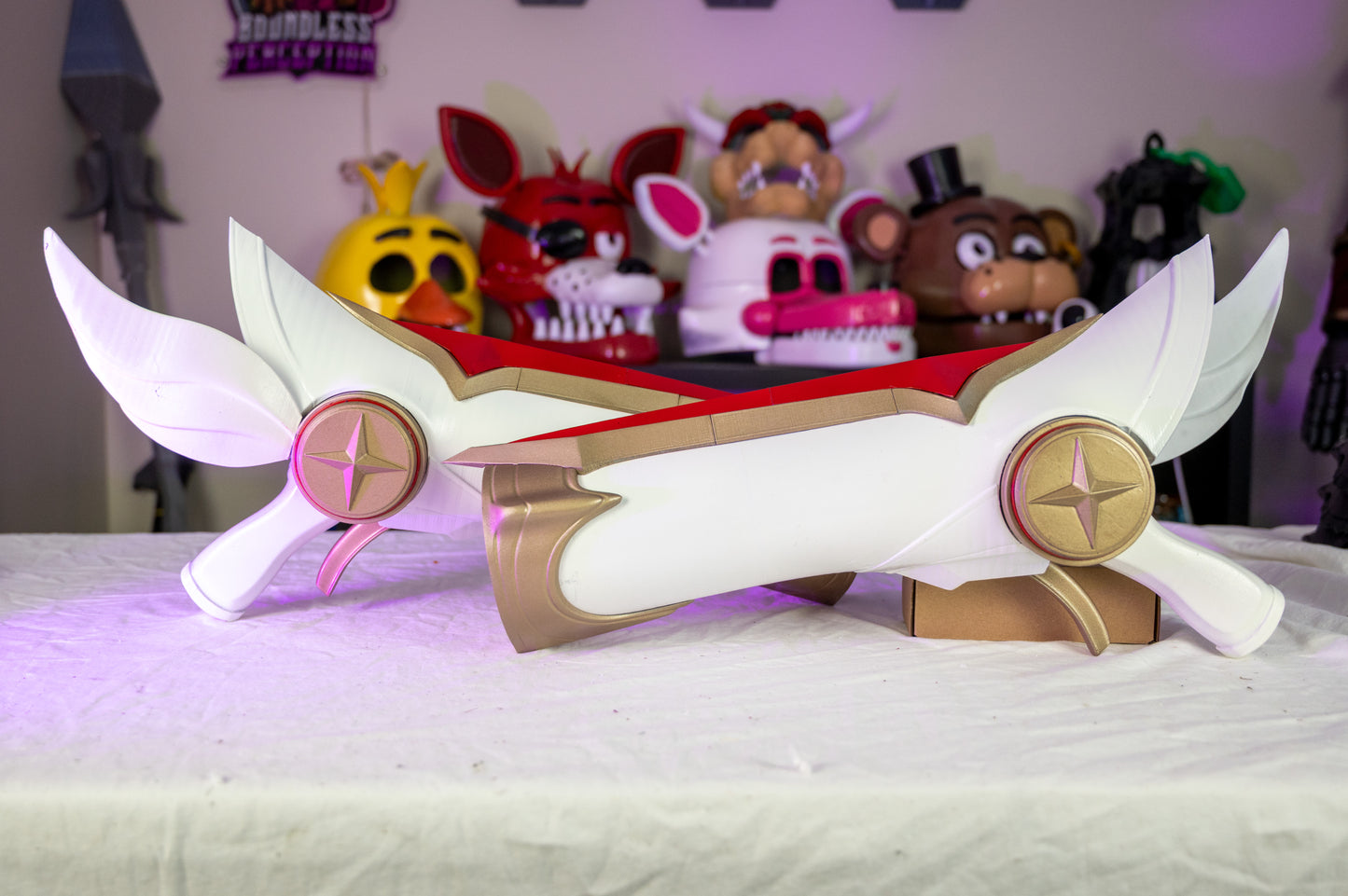 Miss Fortune Gun Prop – 3D Printed League of Legends Cosplay Weapon | 24 Inch LoL Pistol Replica
