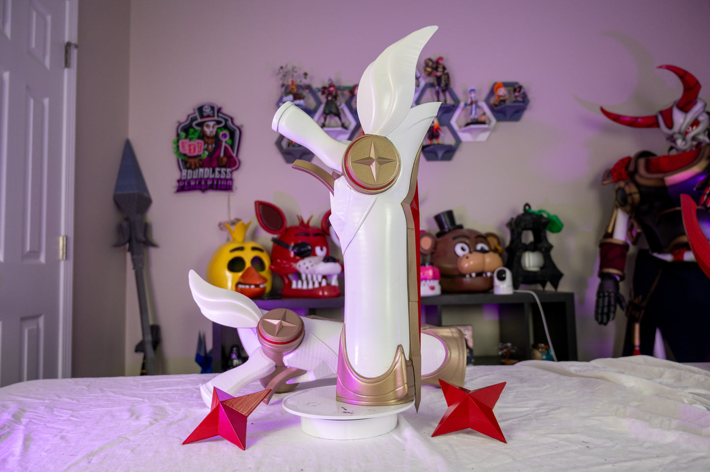 Miss Fortune Gun Prop – 3D Printed League of Legends Cosplay Weapon | 24 Inch LoL Pistol Replica