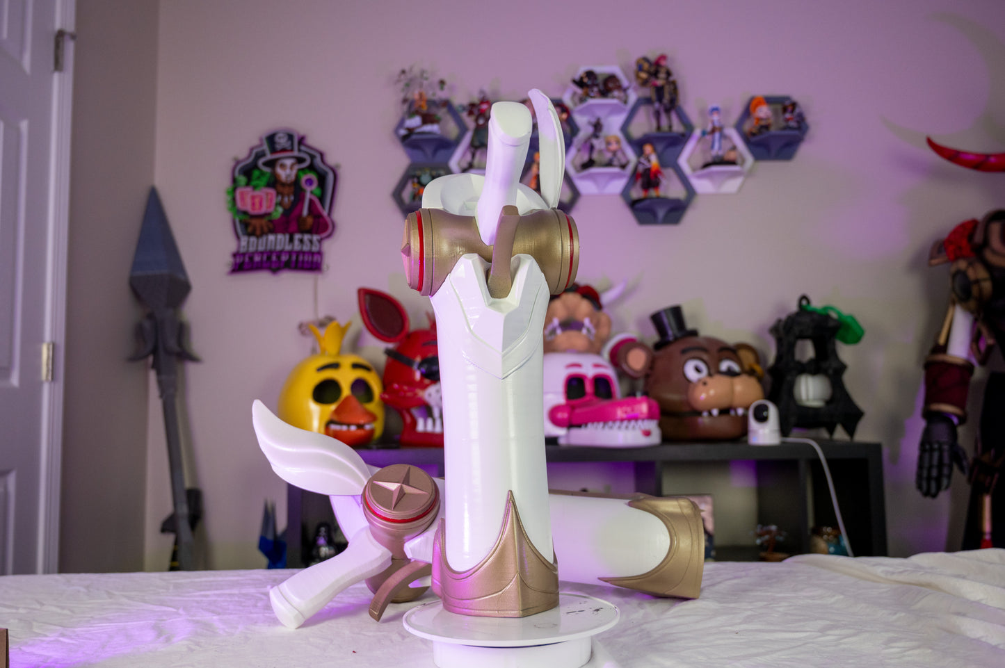 Miss Fortune Gun Prop – 3D Printed League of Legends Cosplay Weapon | 24 Inch LoL Pistol Replica