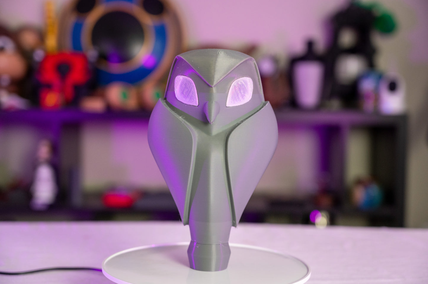 Owl House Staff 3D-Printed Cosplay Prop From Owl House With Light Up Eyes And Staff