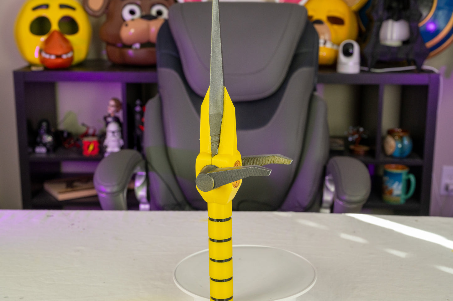 Yellow Ranger Power Daggers Mighty Morphin 3D Printed Cosplay Prop