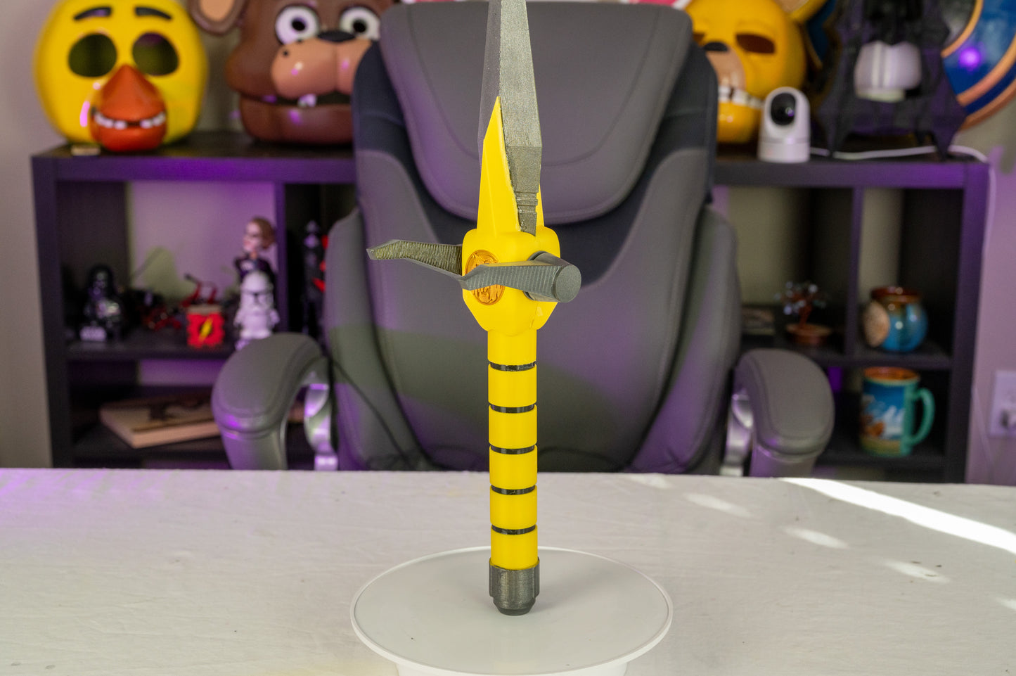 Yellow Ranger Power Daggers Mighty Morphin 3D Printed Cosplay Prop