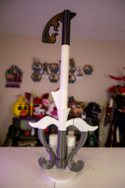 3D-Printed Three Wishes Keyblade – Kingdom Hearts Cosplay Prop | 40” Key Blade Replica