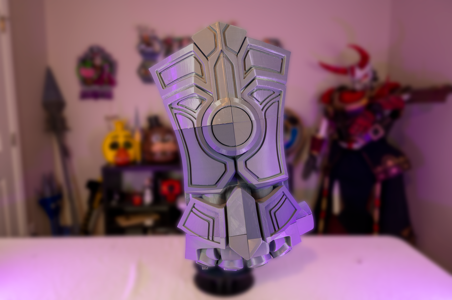 VI League Of Legends Atlas Gauntlets 3D-Printed Cosplay Prop