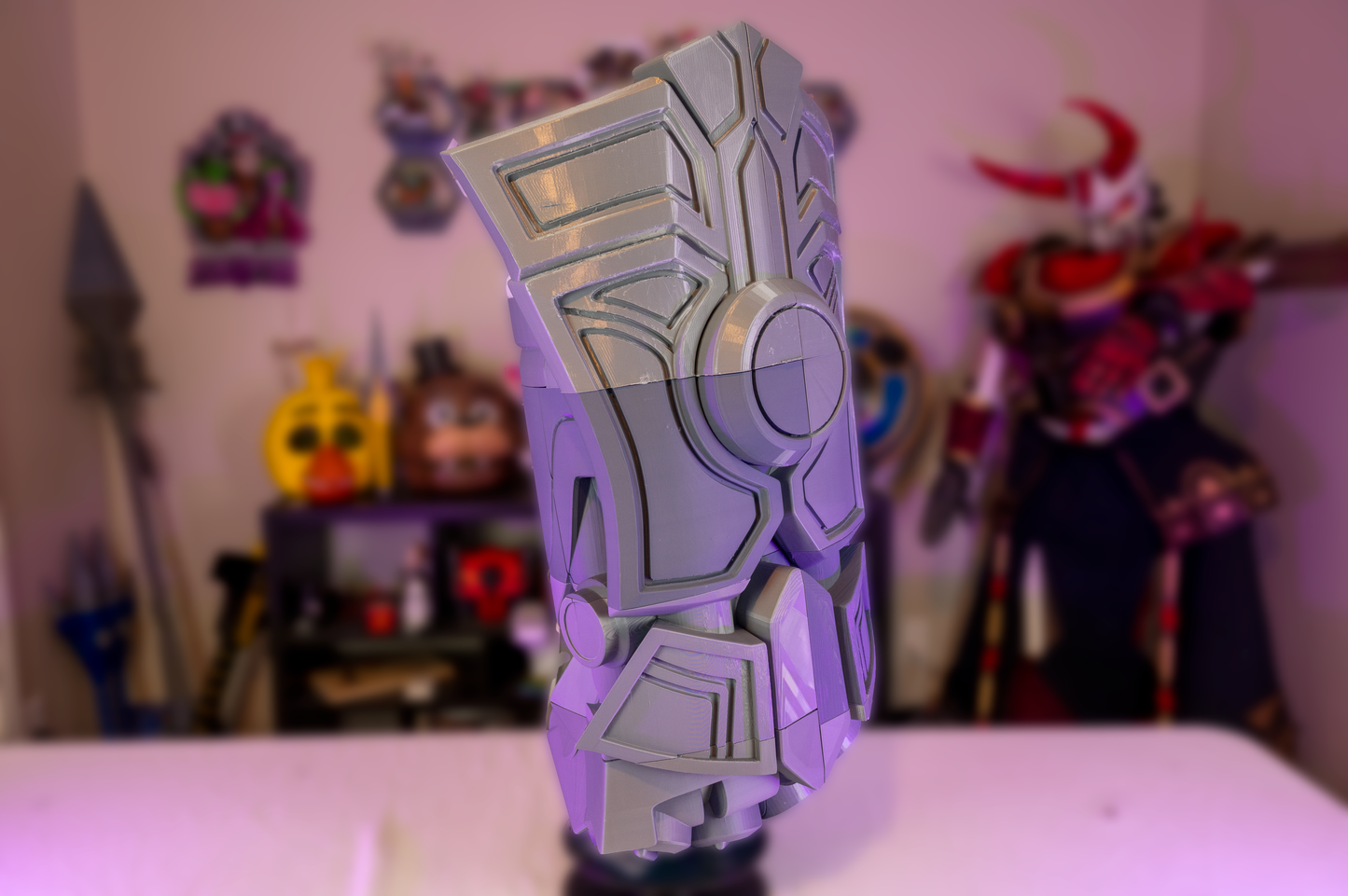 VI League Of Legends Atlas Gauntlets 3D-Printed Cosplay Prop