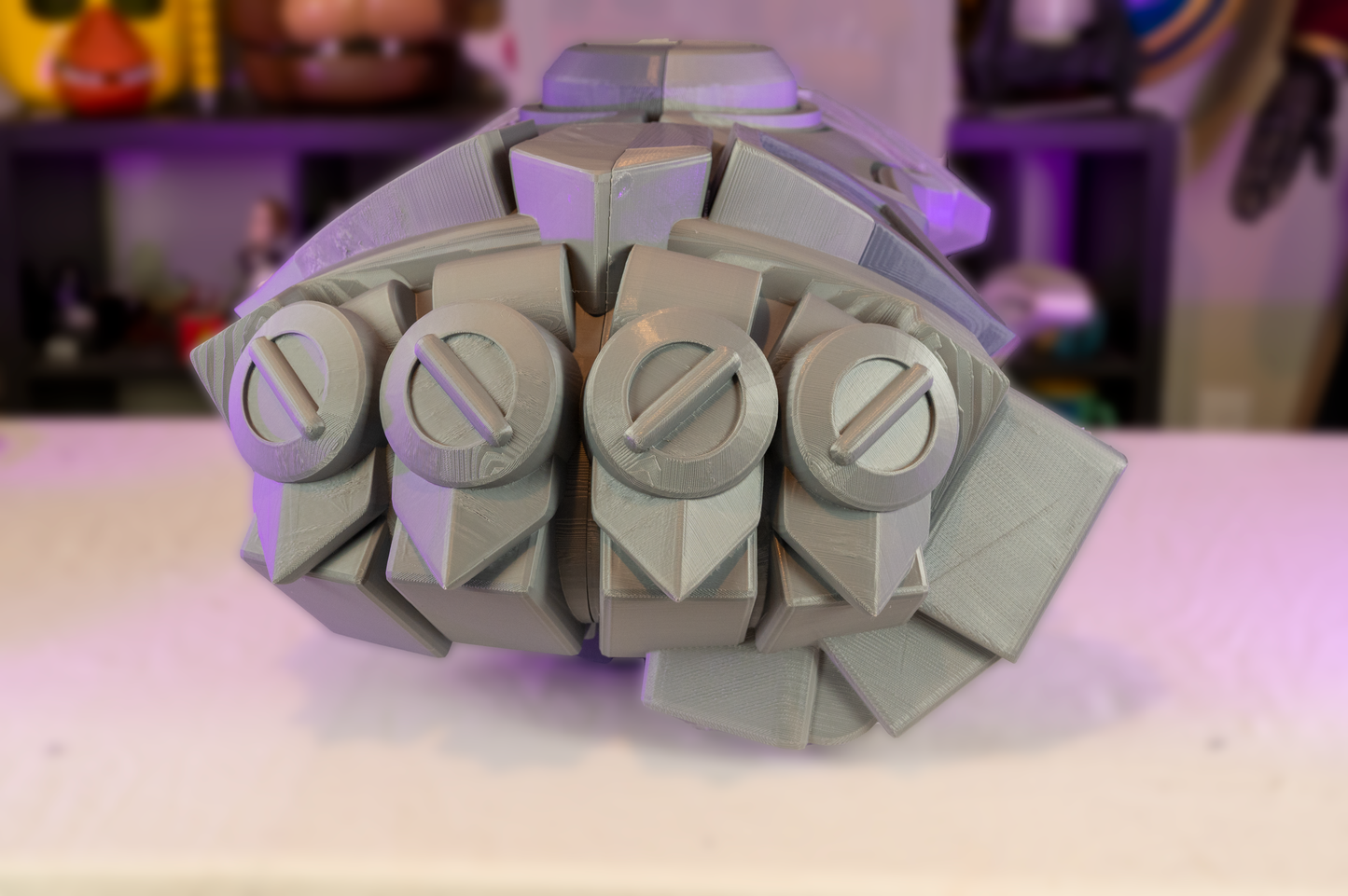 VI League Of Legends Atlas Gauntlets 3D-Printed Cosplay Prop