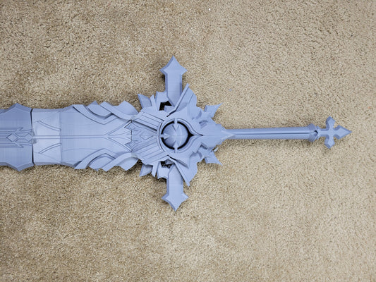 Wolf's Gravestone Claymore Genshin Impact Cosplay Prop 3D Printed Sword