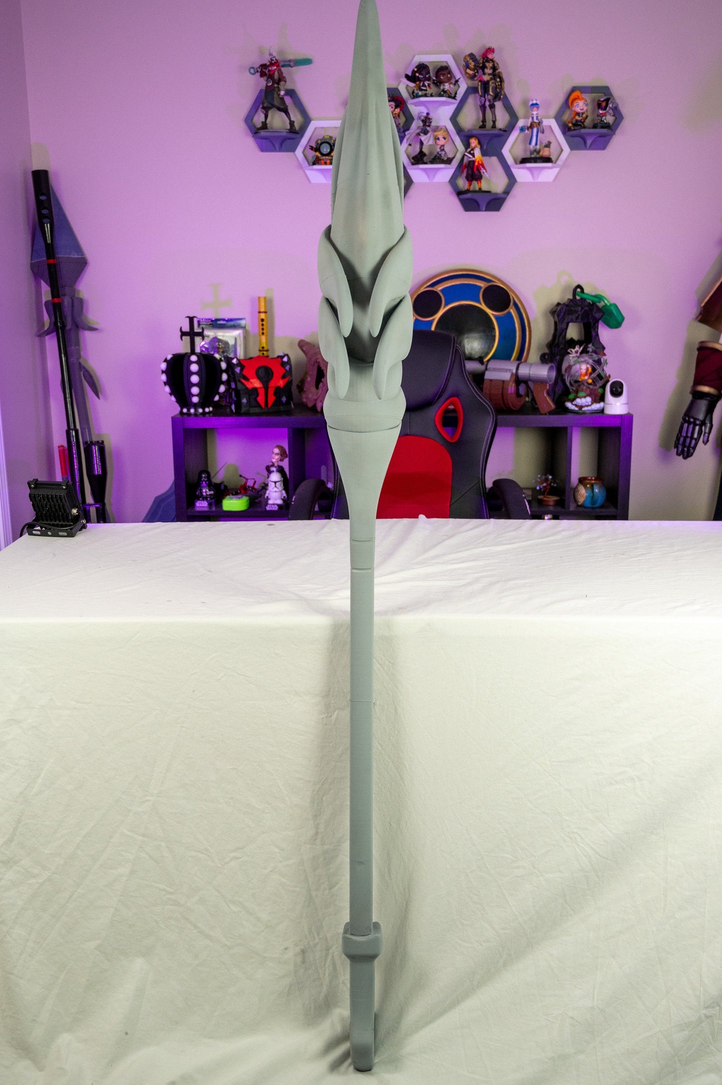Ocean Song Nidalee Spear From League Of Legends Cosplay Prop