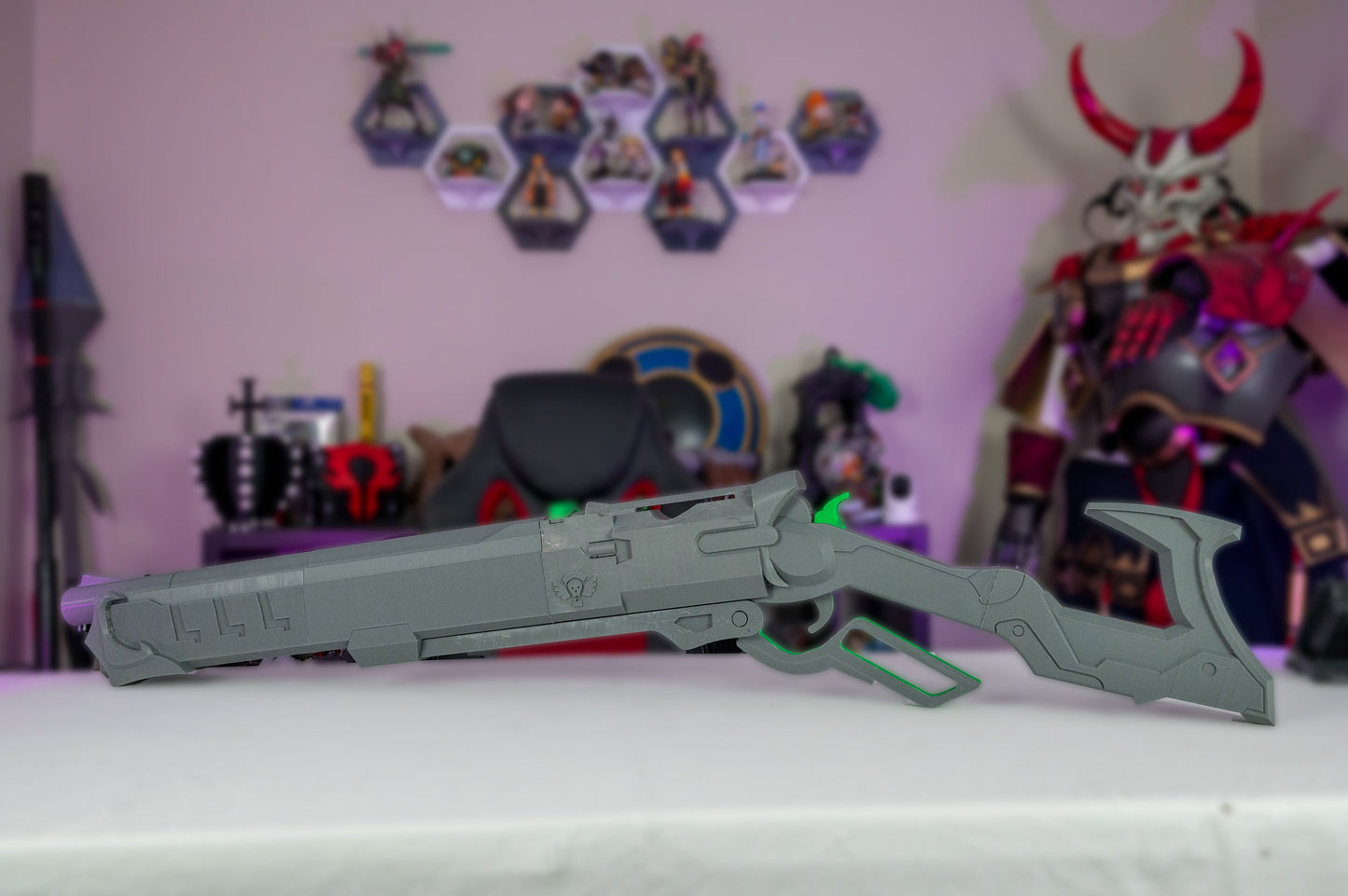Full Sized Viper Overwatch Cosplay Prop 3D Printed