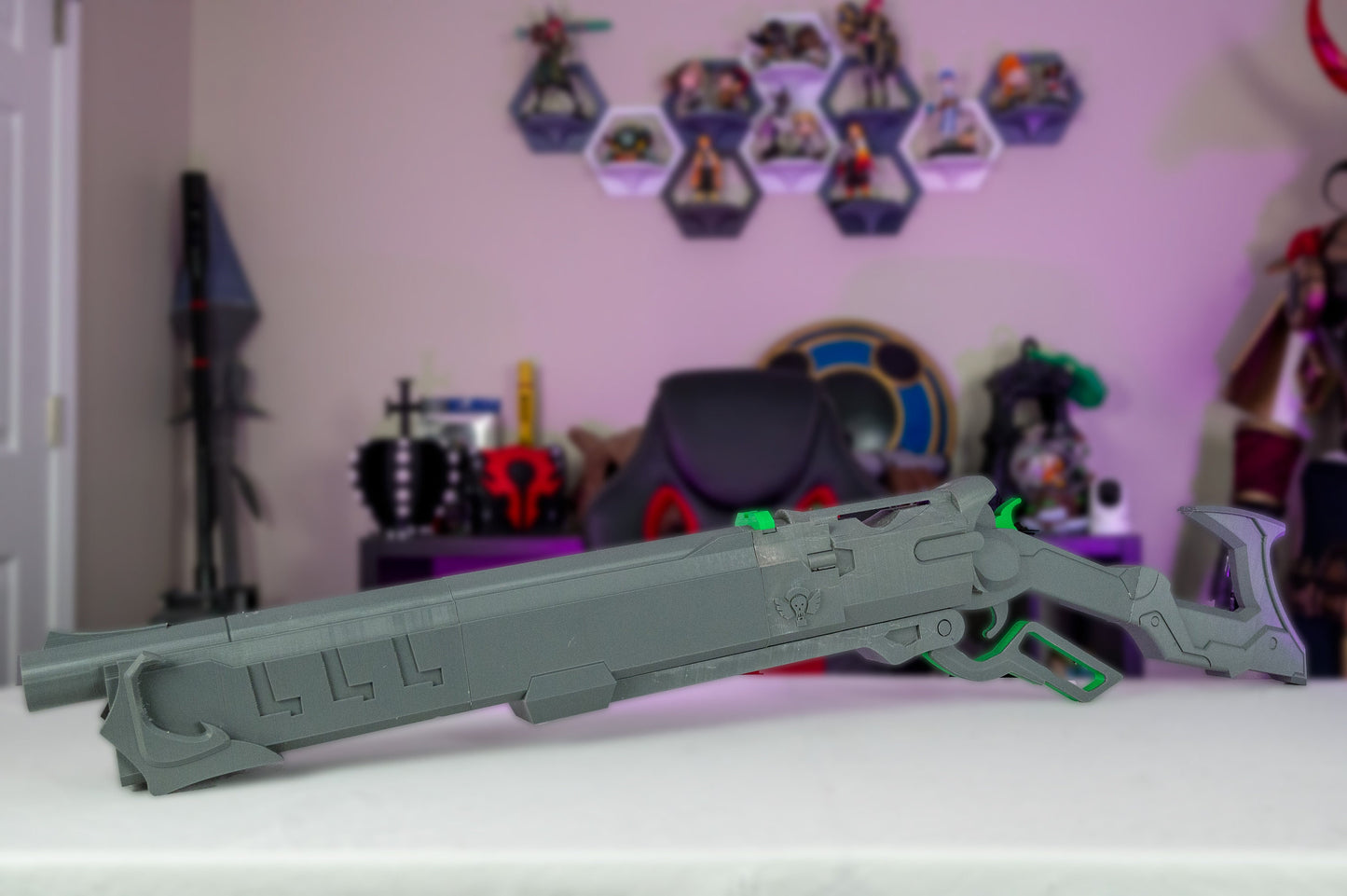 Full Sized Viper Overwatch Cosplay Prop 3D Printed